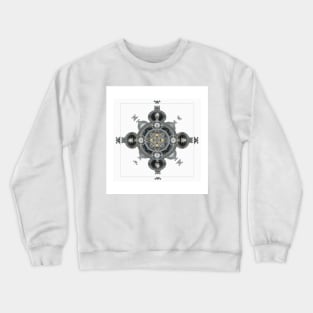 Sacred Geometry Psychedelic Gothic Cross Crewneck Sweatshirt